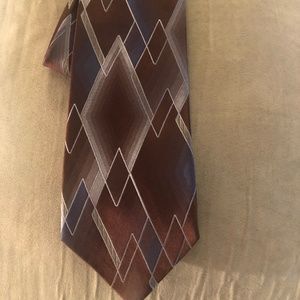 Concepts by Claiborne Blue/Black Pattern Tie